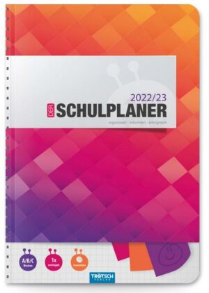 Trötsch Schulplaner Bunt 2022/2023