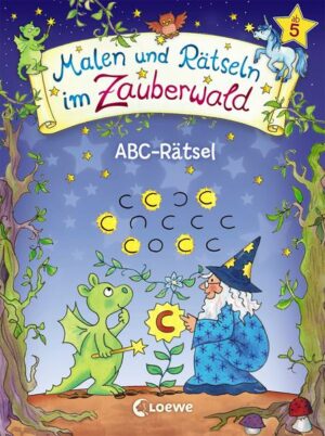 Malen und Rätseln im Zauberwald - ABC-Rätsel