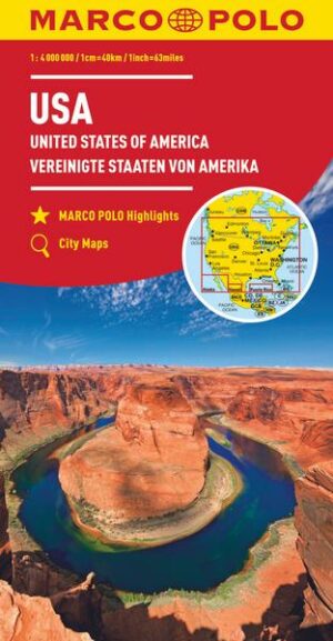 MARCO POLO Kontinentalkarte USA 1:4 000 000