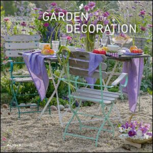 Garden & Decoration 2023 - Broschürenkalender 30x30 cm (30x60 geöffnet) - Kalender mit Platz für Notizen - Garten - Bildkalender - Gartenkalender