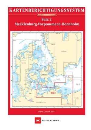 Berichtigung Sportbootkarten Satz 2: Mecklenburg-Vorpommern - Bornholm (Ausgabe 2022)