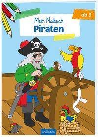 Malbuch ab 3 Jahren - Piraten