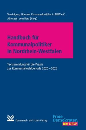 Handbuch für Kommunalpolitiker in Nordrhein-Westfalen