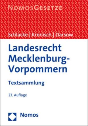 Landesrecht Mecklenburg-Vorpommern