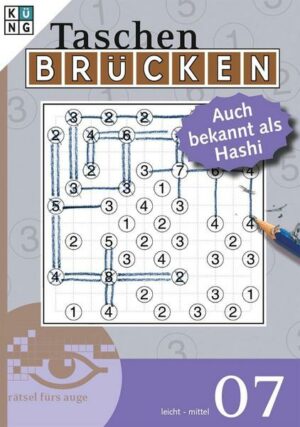 Brücken-Rätsel 07 - Auch als Hashi bekannt