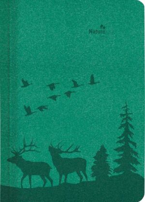 Buchkalender Nature Line Forest 2023 - Taschen-Kalender A5 - 1 Tag 1 Seite - 416 Seiten - Umwelt-Kalender - mit Hardcover - Alpha Edition
