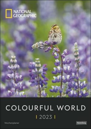 Colourful World National Geographic Wochenplaner 2023