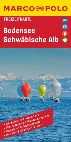 MARCO POLO Freizeitkarte Deutschland Blatt 41 Bodensee