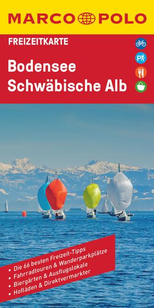 MARCO POLO Freizeitkarte Deutschland Blatt 41 Bodensee