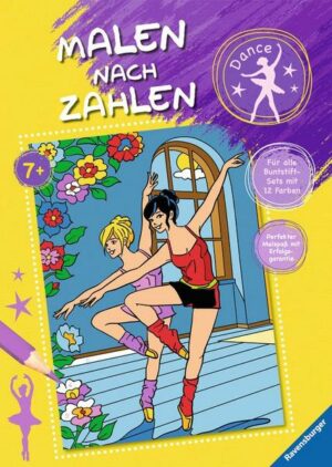 Malen nach Zahlen ab 7: Dance