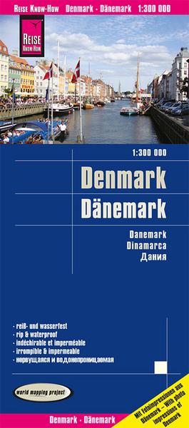 Reise Know-How Landkarte Dänemark / Denmark (1:300.000)