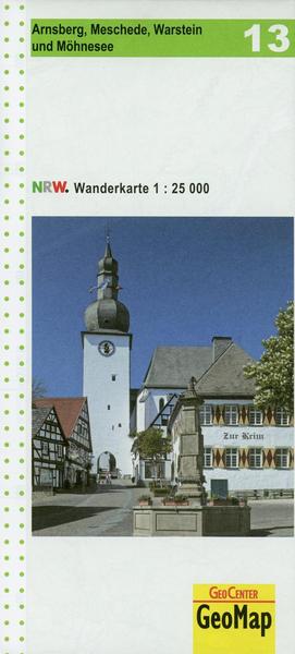 Nordrhein-Westfalen Wanderkarte 13. Arnsberg