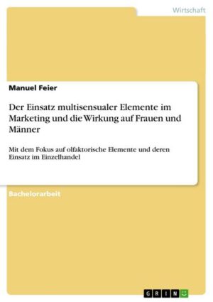 Der Einsatz multisensualer Elemente im Marketing und die Wirkung auf Frauen und Männer