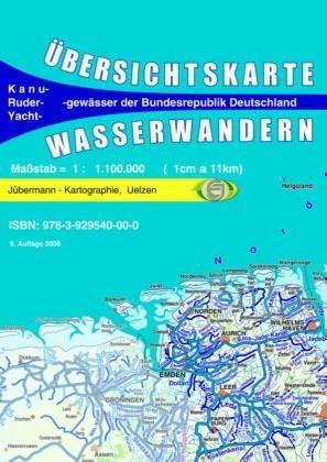 Wasserwandern Deutschland Übersichtskarte