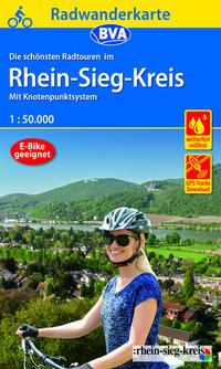 Radwanderkarte BVA Radwandern im Rhein-Sieg-Kreis 1:50.000