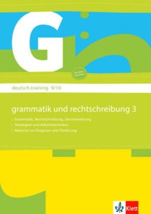 Deutsch.training / Arbeitsheft Grammatik und Rechtschreibung 9./10. Klasse