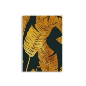 Jana Notizbuch A5 'Golden leaves' (blanko