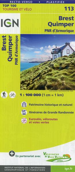 Brest Quimper 1:100 000
