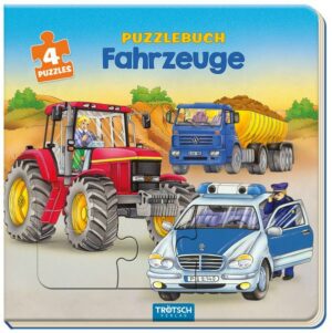 Trötsch Pappenbuch Puzzlebuch Fahrzeuge