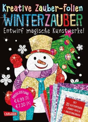 Kreative Zauber-Folien: Winterzauber: Set mit 10 Zaubertafeln