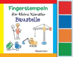 Fingerstempeln f. kl. Künstler-Baustelle-Set