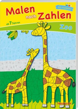 Malen nach Zahlen Zoo. Ab 7 Jahren