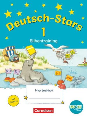 Deutsch-Stars - BOOKii-Ausgabe - 1. Schuljahr. Silbentraining.