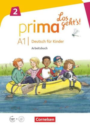 Prima - Los geht's! Band 2 - Arbeitsbuch mit Audio-CD und Stickerbogen