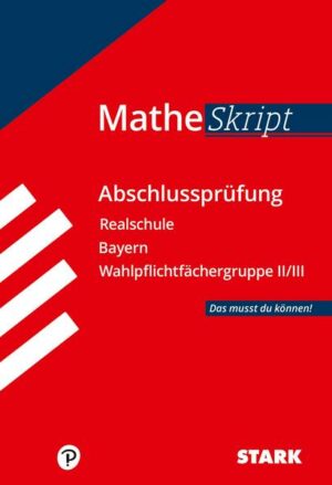 STARK MatheSkript Realschule - Gruppe II/III - Bayern