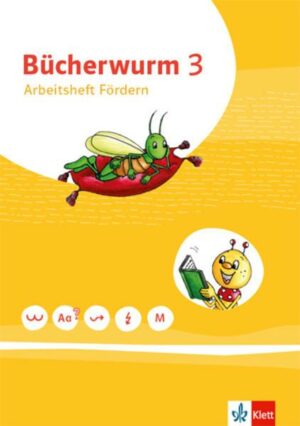 Bücherwurm Sprachbuch 3/Arbeitsheft Fördern Kl. 3