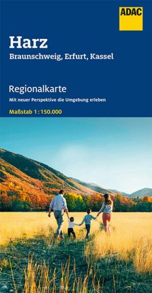 ADAC Regionalkarte Blatt 8 Harz 1:150 000