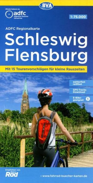 ADFC-Regionalkarte Schleswig Flensburg 1:75.000