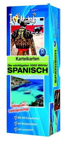 Karteikartenbox 1000 Wörter Spanisch Niveau A1