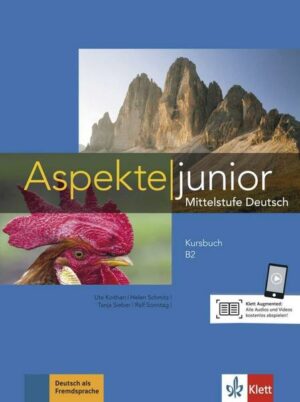 Aspekte junior B2. Kursbuch mit Audio-Dateien zum Download