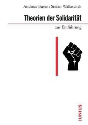 Theorien der Solidarität zur Einführung