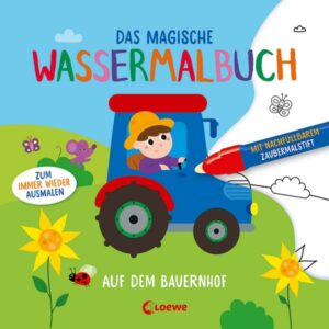 Das magische Wassermalbuch - Auf dem Bauernhof