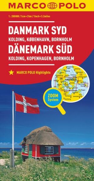 MARCO POLO Karte Dänemark Süd 1:200 000