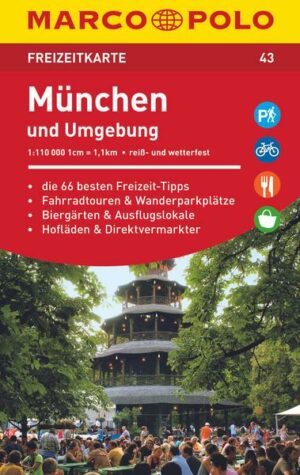 MARCO POLO Freizeitkarte München und Umgebung 1:110 000
