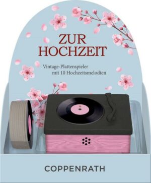 Vintage-Plattenspieler: Zur Hochzeit
