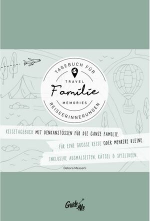 GuideMe Travel Memories 'Familie' – Reisetagebuch