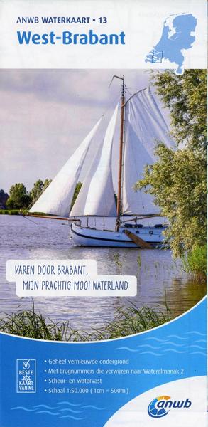 West-Brabant 1:50 000 Waterkaart