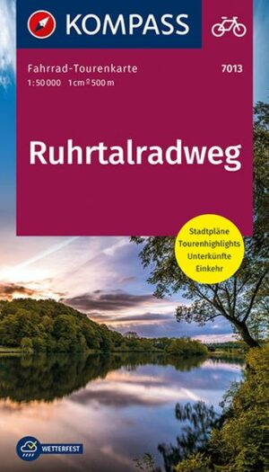 KOMPASS Fahrrad-Tourenkarte Ruhrtalradweg