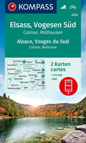 KOMPASS Wanderkarte 2222 Elsass