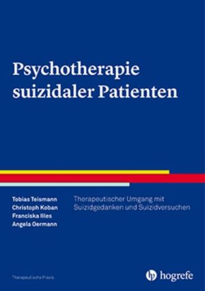 Psychotherapie suizidaler Patienten
