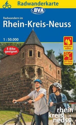 Radwanderkarte BVA Radwandern im Rhein-Kreis Neuss 1:50.000