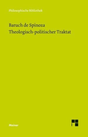 Sämtliche Werke / Theologisch-politischer Traktat