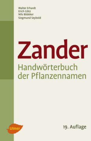 Zander. Handwörterbuch der Pflanzennamen