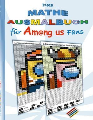 Das Mathe Ausmalbuch für Am@ng.us Fans