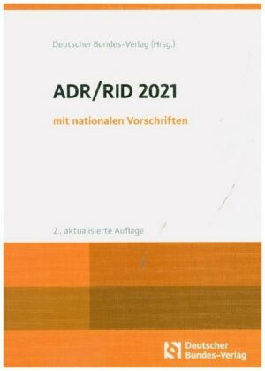 ADR / RID 2021 mit nationalen Vorschriften