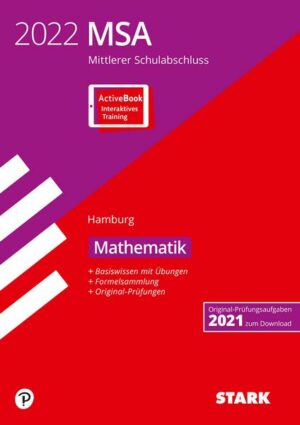 STARK Original-Prüfungen und Training MSA 2022 - Mathematik - Hamburg